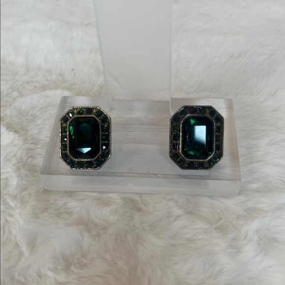 Heidi Daus Jewelry - Heidi Daus Emerald Green Crystal Earrings
